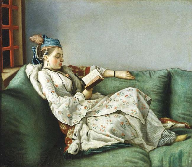 Jean-Etienne Liotard Ritratto di Maria Adelaide di Francia vestita alla turca France oil painting art